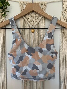 AERIE Offline Real Me Recharge Least Support Keyhole Bralette Camo XS